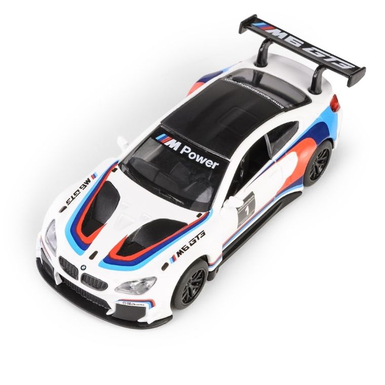 Daffi, MSZ, BMW M6 GT3, pojazd, model metalowy, biały, 1:44