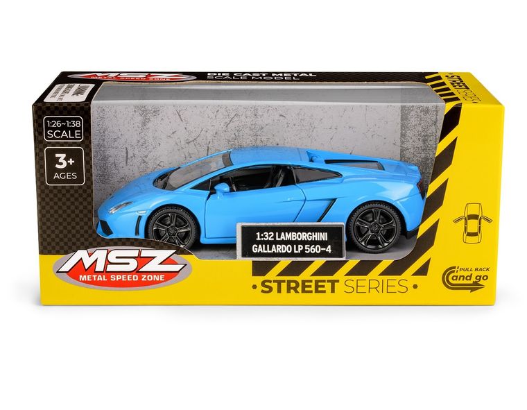Daffi, MSZ, Lamborghini Gallardo LP560-4, pojazd, model metalowy, niebieski, 1:32