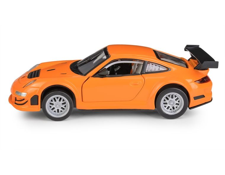 Daffi, MSZ, Porsche 911 GT3 RSR, pojazd, model metalowy, pomarańczowy, 1:32