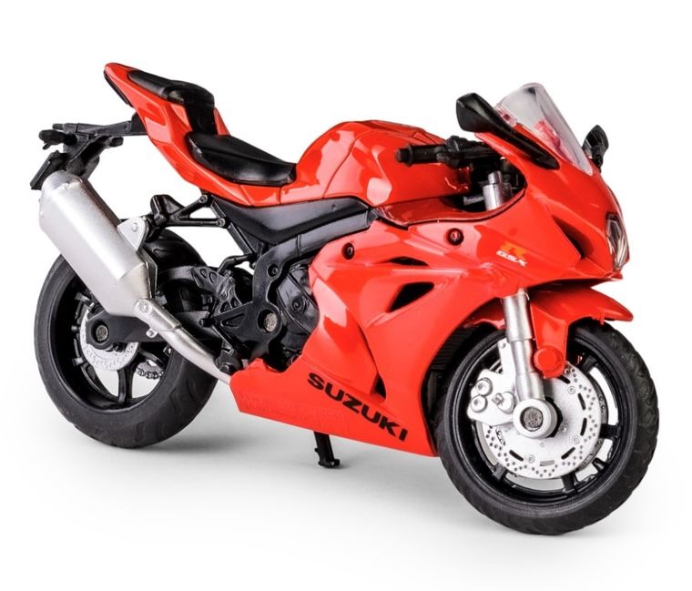 Daffi, MSZ, Suzuki GSX-R1000, pojazd, model metalowy, czerwony, 1:18