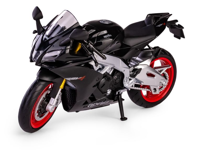Daffi, RMZ City, Aprilia RSV4 RR 2020, motocykl, model metalowy, czarny, 1:12
