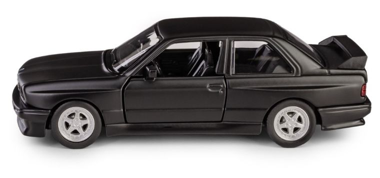 Daffi, RMZ City, BMW M3 E30 1986-1991, pojazd, model metalowy, matte black, 1:35