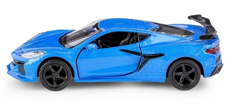 Daffi, RMZ City, Chevrolet Corvette Z06 niebieski, pojazd, model metalowy, 1:32