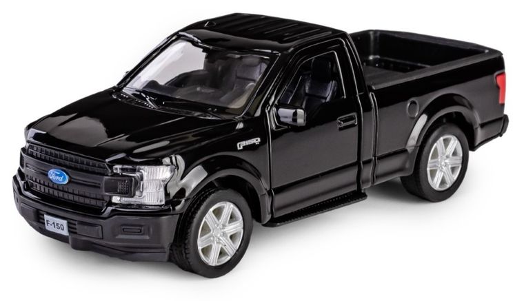 Daffi, RMZ City, Ford F150 2018, pojazd, model metalowy, czarny, 1:32