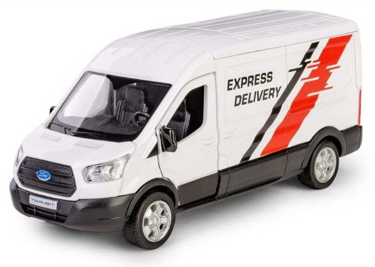 Daffi, RMZ City, Ford Transit Van Bia, pojazd, model metalowy, 1:32