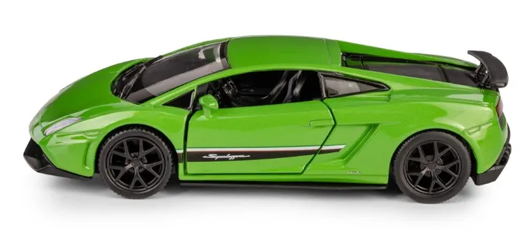 Daffi, RMZ City, Lamborghini LP570-4 Gallardo, pojazd, model metalowy, zielony, 1:36