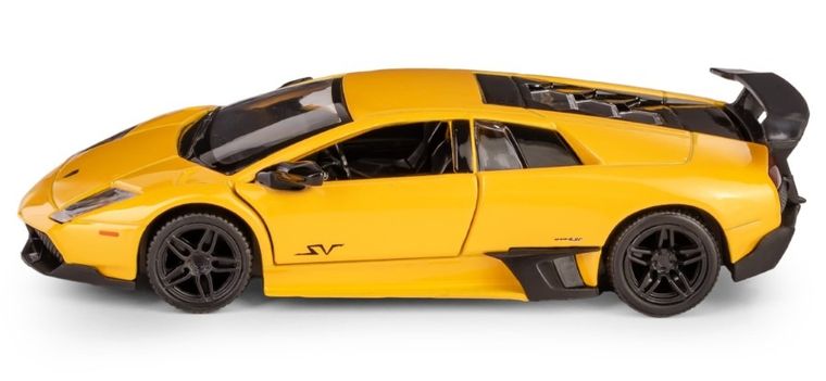 Daffi, RMZ City, Lamborghini Murcielago, pojazd, model metalowy, żółty, 1:32