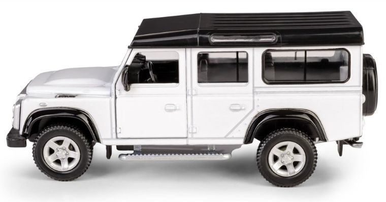 Daffi, RMZ City, Land Rover Defender 110, pojazd, model metalowy, biały, 1:35