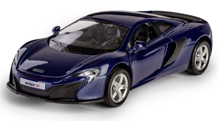 Daffi, RMZ City, McLaren 650S, pojazd, model metalowy, niebieski