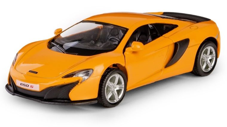Daffi, RMZ City, McLaren 650S, pojazd, model metalowy, pomarańczowy