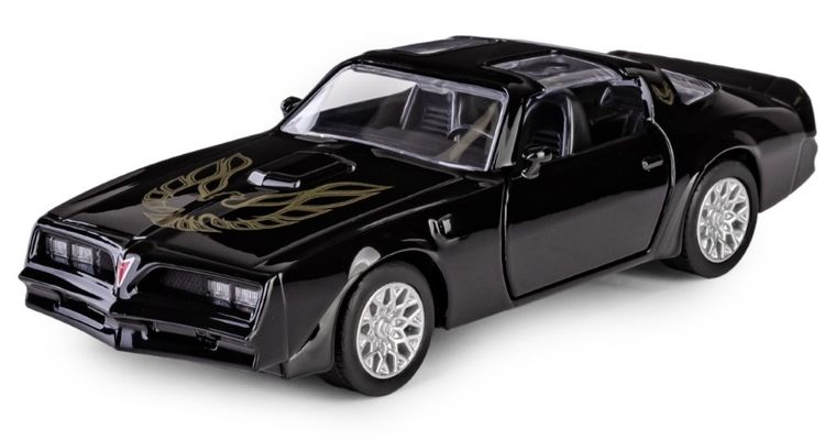 Daffi, RMZ City, Pontiac Firebird 1978, pojazd, model metalowy, czarny, 1:32