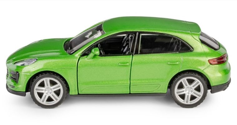 Daffi, RMZ City, Porsche Macan S, pojazd, model metalowy, zielony, 1:32