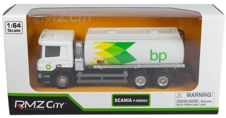 Daffi, RMZ City, Scania, Oil Tanker BP, pojazd, model metalowy, 1:64