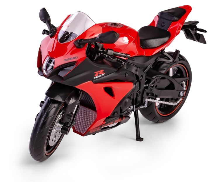Daffi, RMZ City, Suzuki GSX R1000R Regular, pojazd, model metalowy, czerwony, 1:12