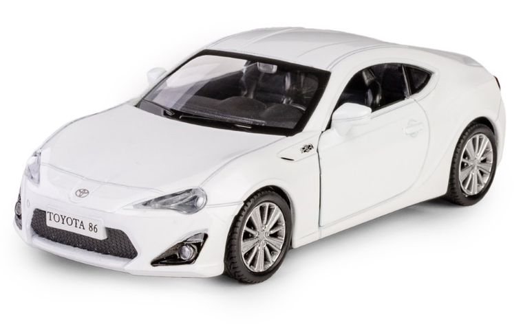 Daffi, RMZ City, Toyota 86, pojazd, model metalowy, biały, 1:32