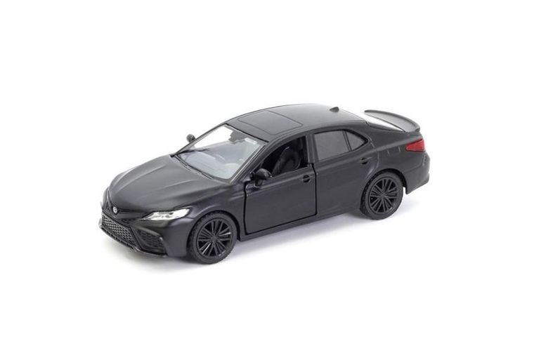 Daffi, RMZ City, Toyota Camry 2022, pojazd, model metalowy, matowy czarny, 1:32