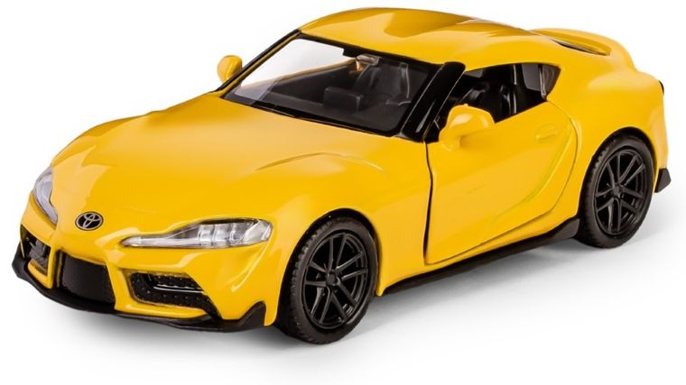 Daffi, RMZ City, Toyota Supra 2020, pojazd, model metalowy, pomarańczowy, 1:36