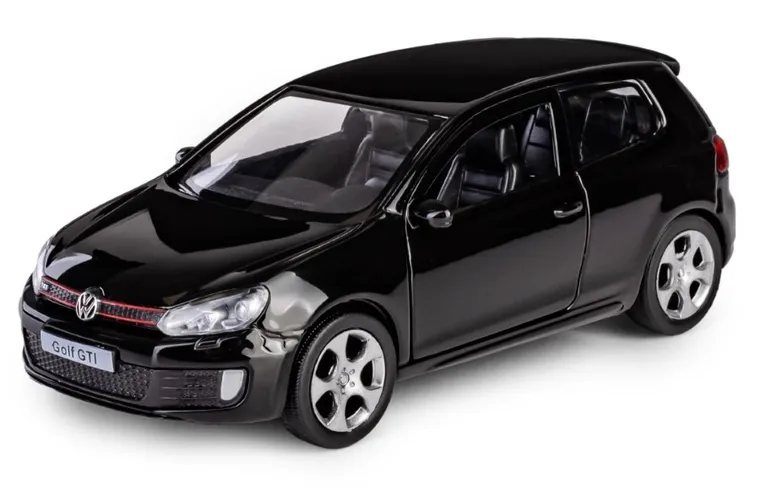 Daffi, RMZ City, Volkswagen Golf, GTI, pojazd, model metalowy, czarny, 1:32