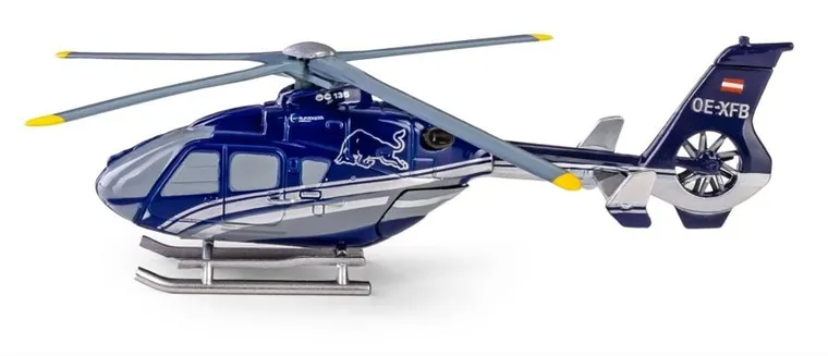 Daffi, The Flying Bulls, Airbus EC135, helikopter, model metalowy, 1:100