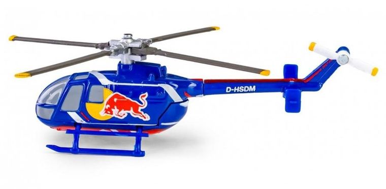 Daffi, The Flying Bulls, MBB BO 105 2023, helikopter, model metalowy, 1:90