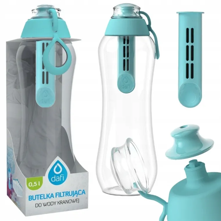 Dafi, Soft, butelka filtrująca, miętowa, 0,5l