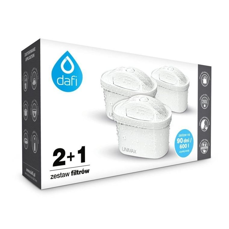 Dafi, Unimax, filtr wkład, 2+1 szt.