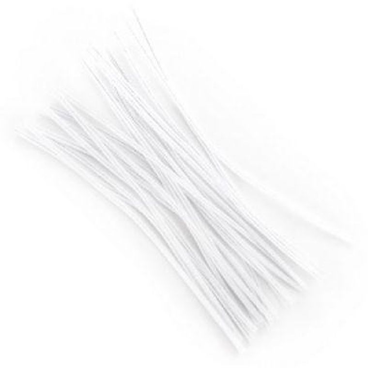 Dalprint, druciki kreatywne, białe, 30 cm, 25 szt.