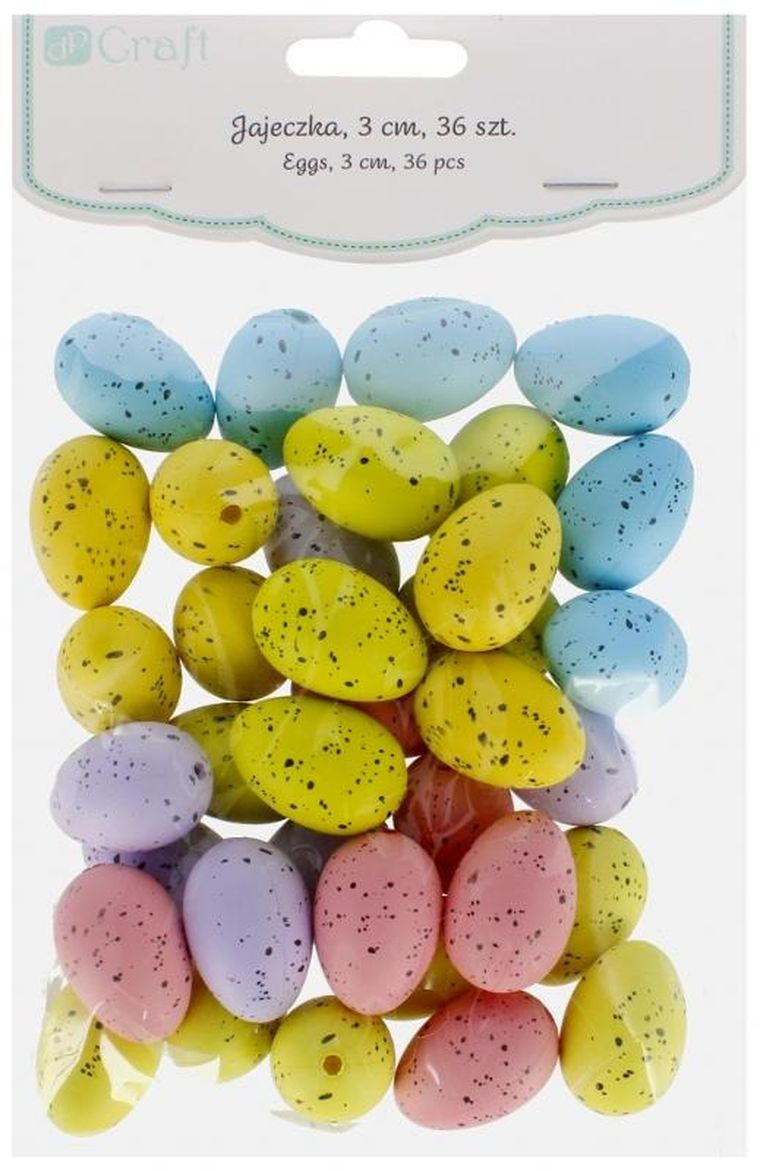 Dalprint, jajko przepiórcze, ozdoba Wielkanocna, 3 cm, 36 szt.