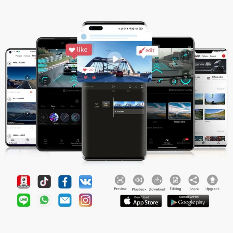 Ddpai, N3 Pro GPS, wideorejestrator, 1600p