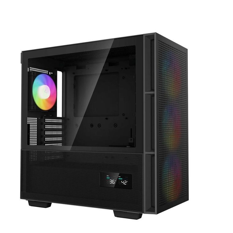 Deepcool, obudowa komputerowa, CH560 ARGB Digital Black (R-CH560-BKAPE4D-G-1)