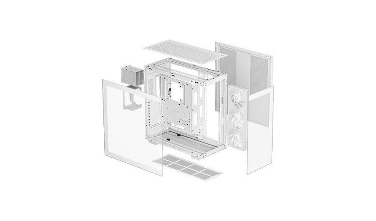 Deepcool, obudowa komputerowa, CH780 White