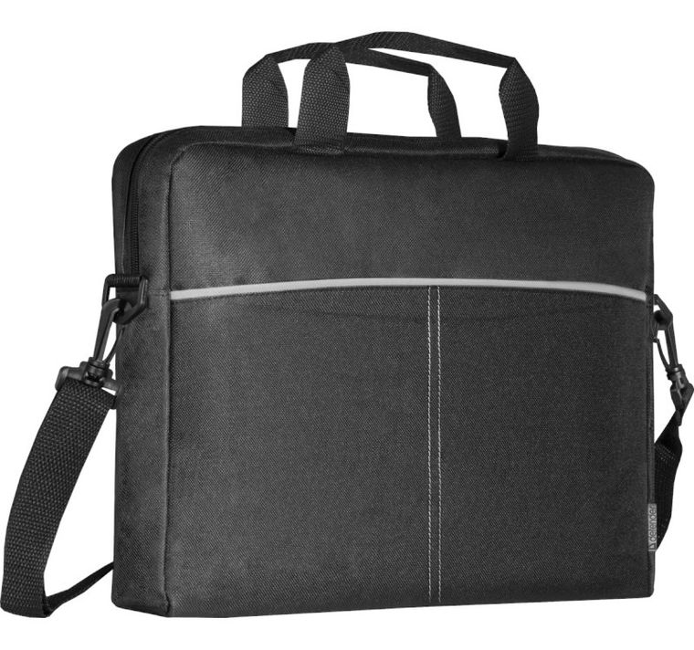 Defender, Lite, torba do laptopa, 15.6", czarno-szara