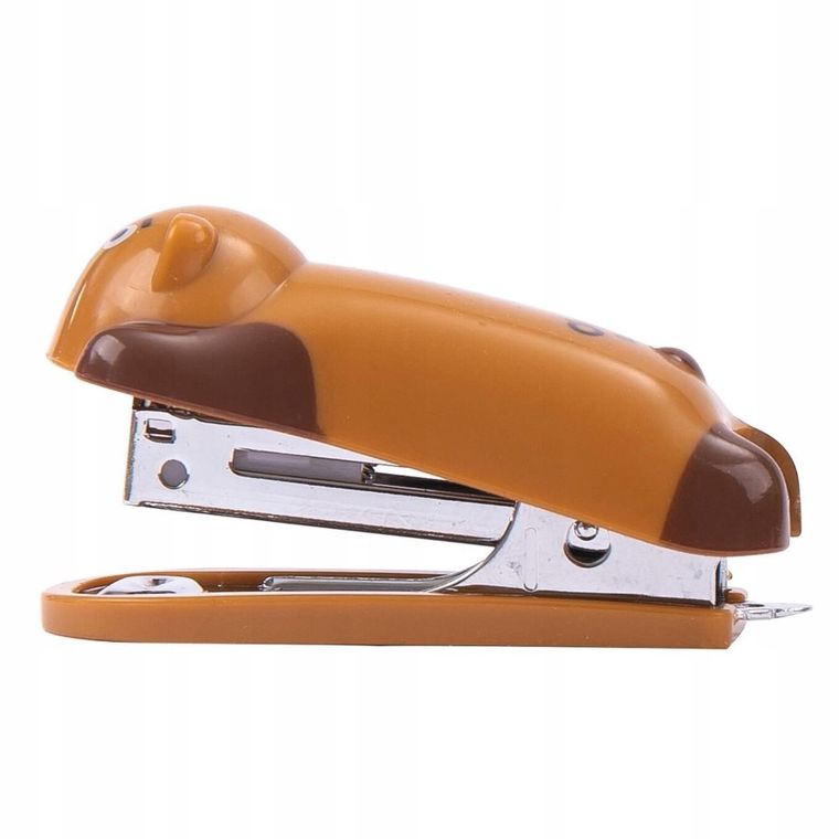 Deli, zszywacz, brązowy miś, 15 kartek