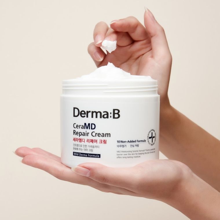 Derma:B, Ceramd, intensywnie regenerujący krem do skóry suchej i wrażliwej, 430 ml