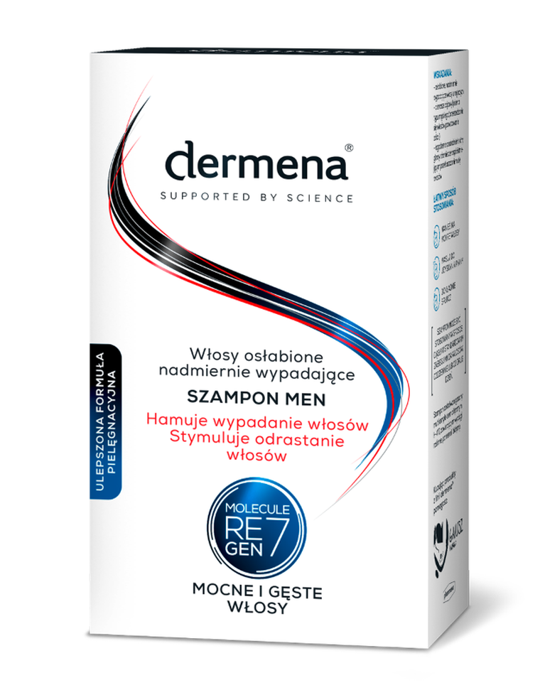Dermena, Hair Care, Men, szampon hamujący wypadanie włosów, 200 ml
