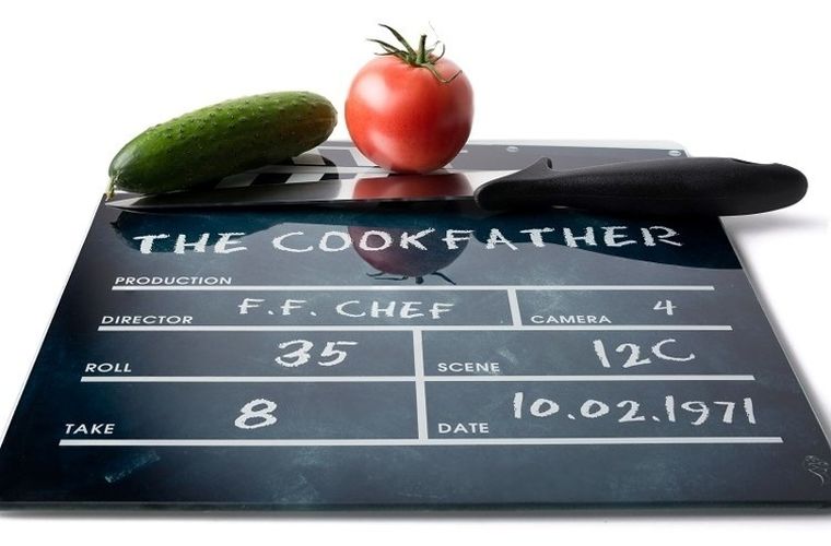 Deska do krojenia, klaps filmowy