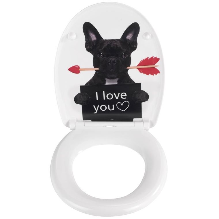 Deska sedesowa, Guilty dog, wolno opadająca