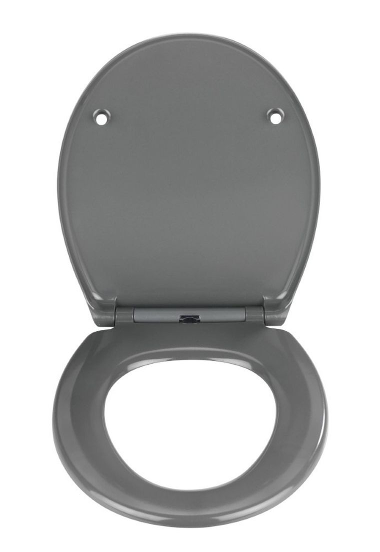 Deska sedesowa, Samos, Easy Close, szary