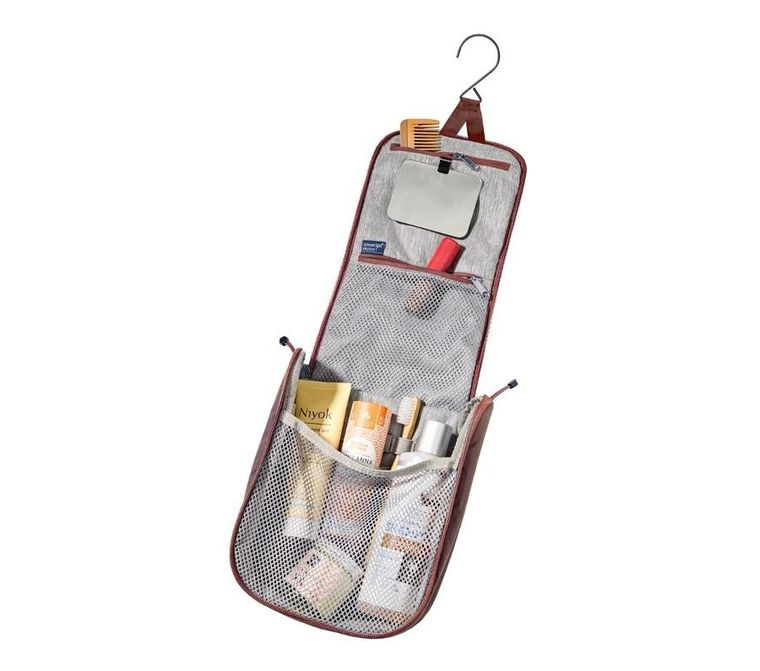 Deuter, Wash Center I, kosmetyczka, raisin/caspia