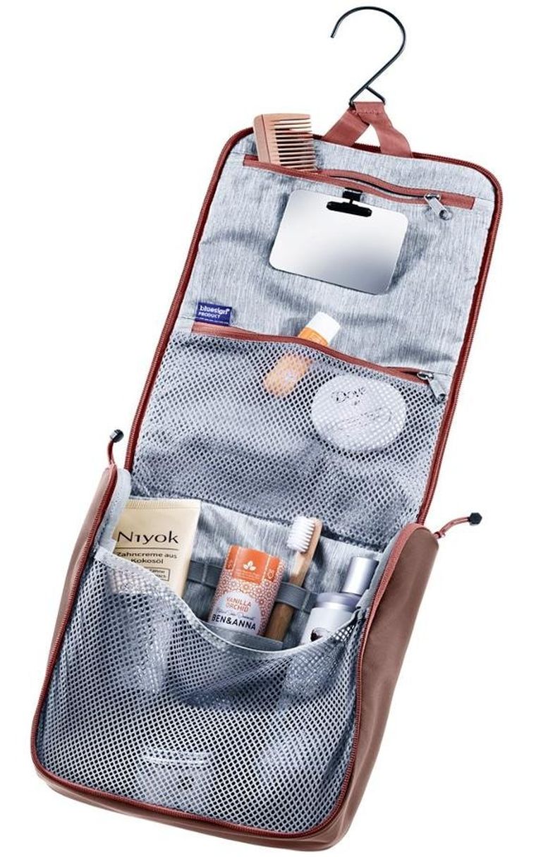 Deuter, Wash Center II, kosmetyczka, caspia/raisin