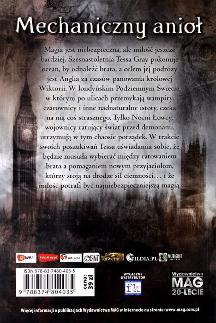 Diabelskie maszyny. Tom 1. Mechaniczny anioł