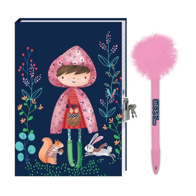 Diakakis, Czerwony kapturek, pamiętnik z długopisem z pomponem