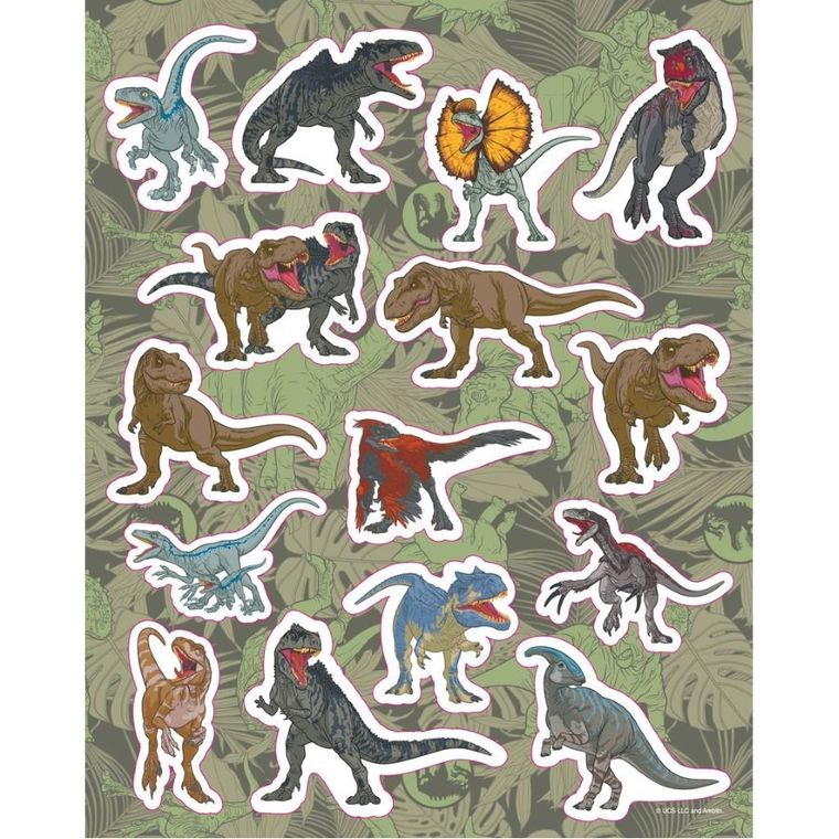 Diakakis, Jurassic Park, kolorowanka z naklejkami