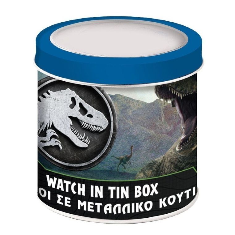 Diakakis, Jurassic Park, zegarek analogowy w puszce
