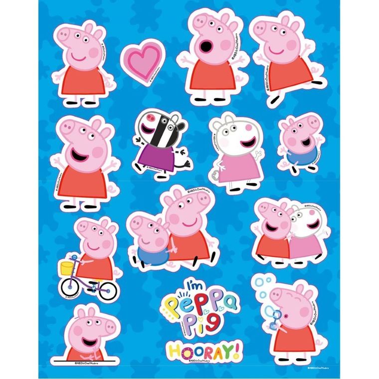 Diakakis, Świnka Peppa, kolorowanka z naklejkami