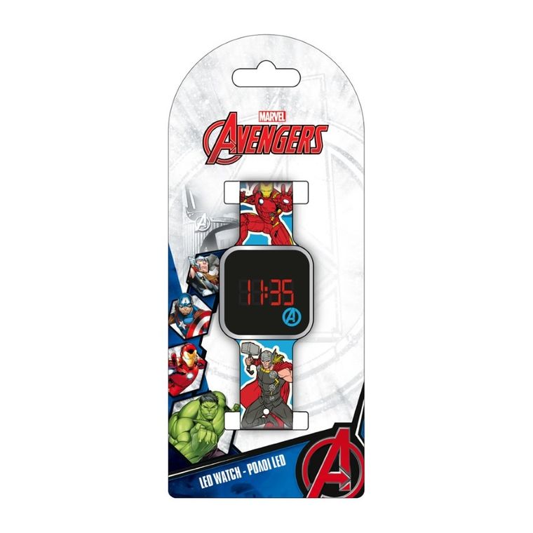 Diakakis, The Avengers, zegarek cyfrowy, LED