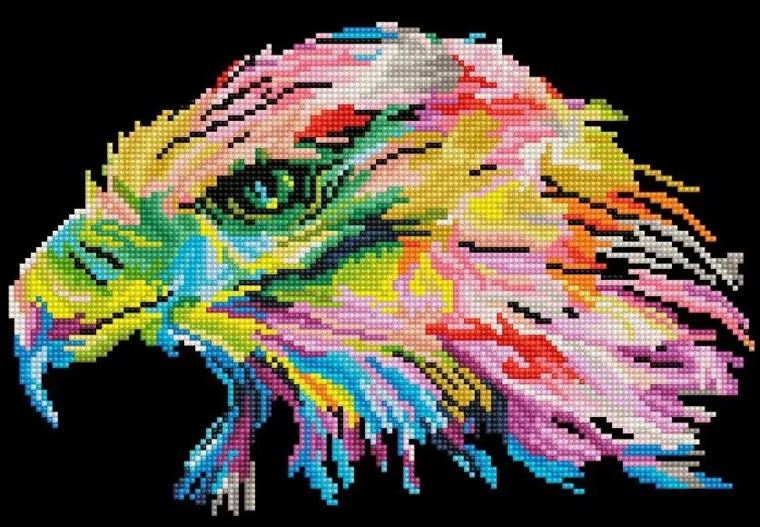 Diamond Dotz, diamentowa mozaika, Eagle Eye