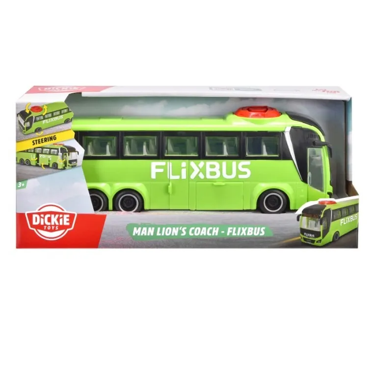 Dickie, Autokar City Man Flixbus, model pojazdu, 26,5 cm