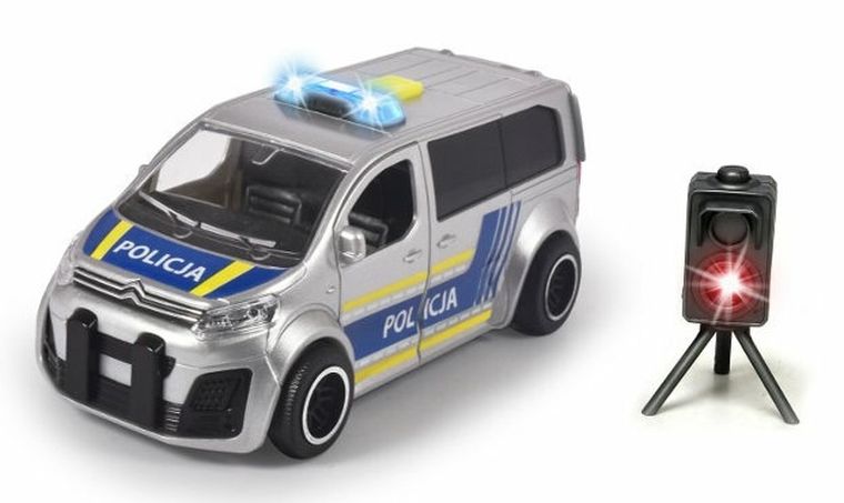 Dickie, Citroen Spacetouer, policja, pojazd, 1:32, 15 cm