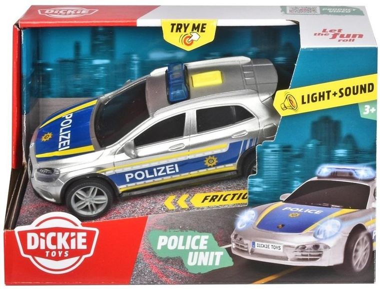 Dickie, policja, pojazd, SOS, 1:32
